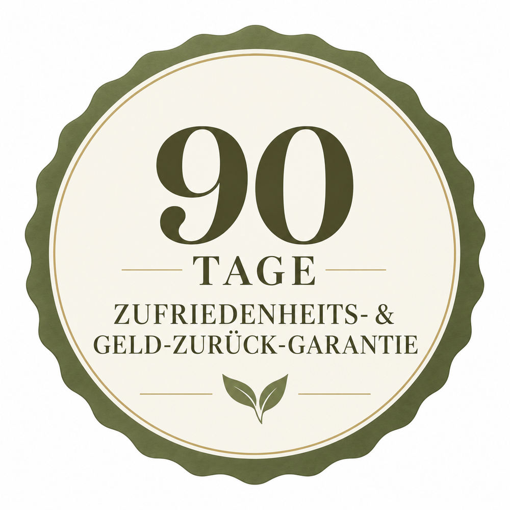 90 Tage Zufriedenheits- & Geld-zurück-Garantie
