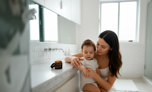 Kinderhaut sanft pflegen: Warum weniger Inhaltsstoffe wirklich mehr sind